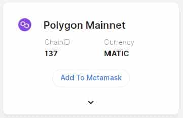 ajouter le réseau polygon à metamask automatiquement