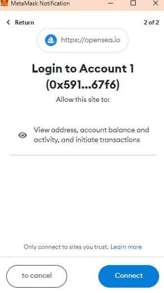 connexion avec metamask 2